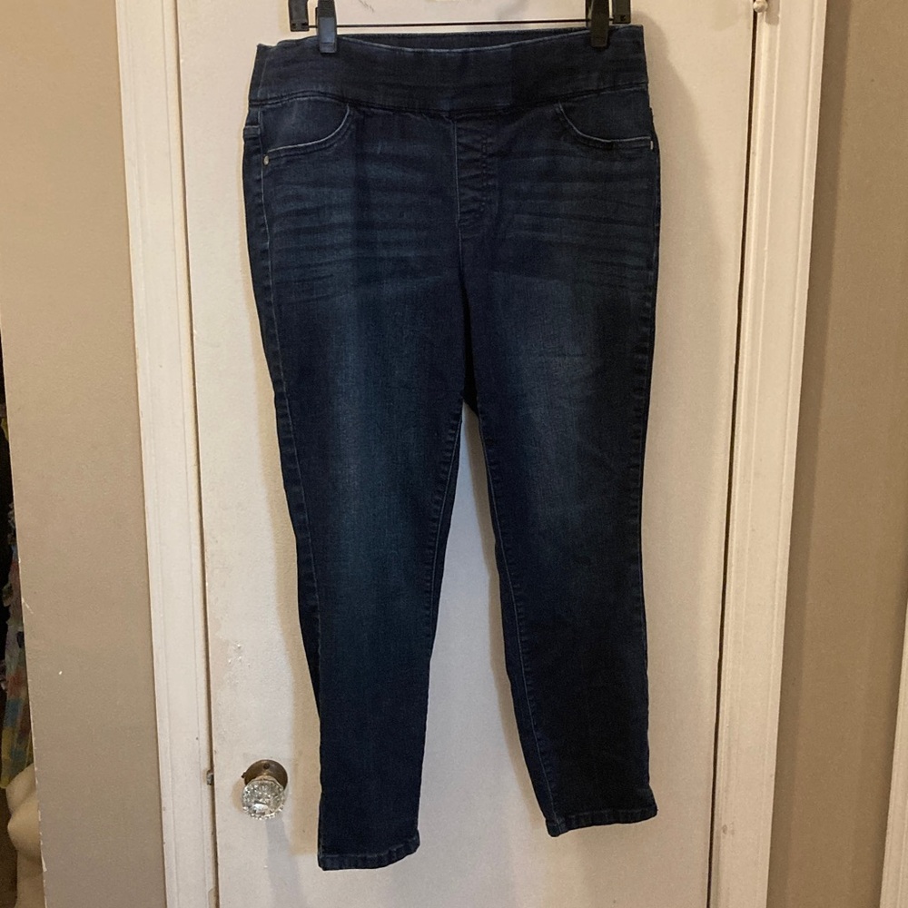 Simply Vera Vera Wang 16 Dark Indigo Jeggings capris 25-321-1